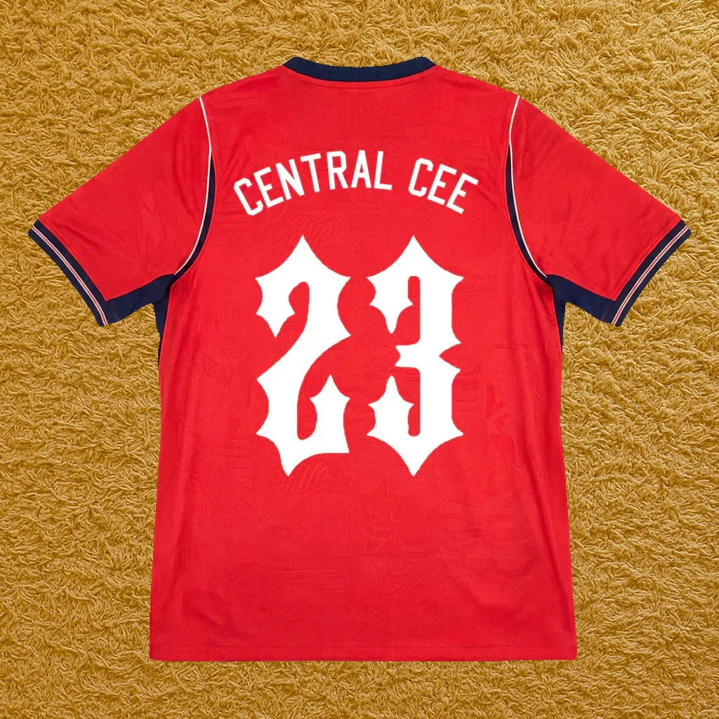 Camiseta Inglaterra edición Central Cee, vista trasera