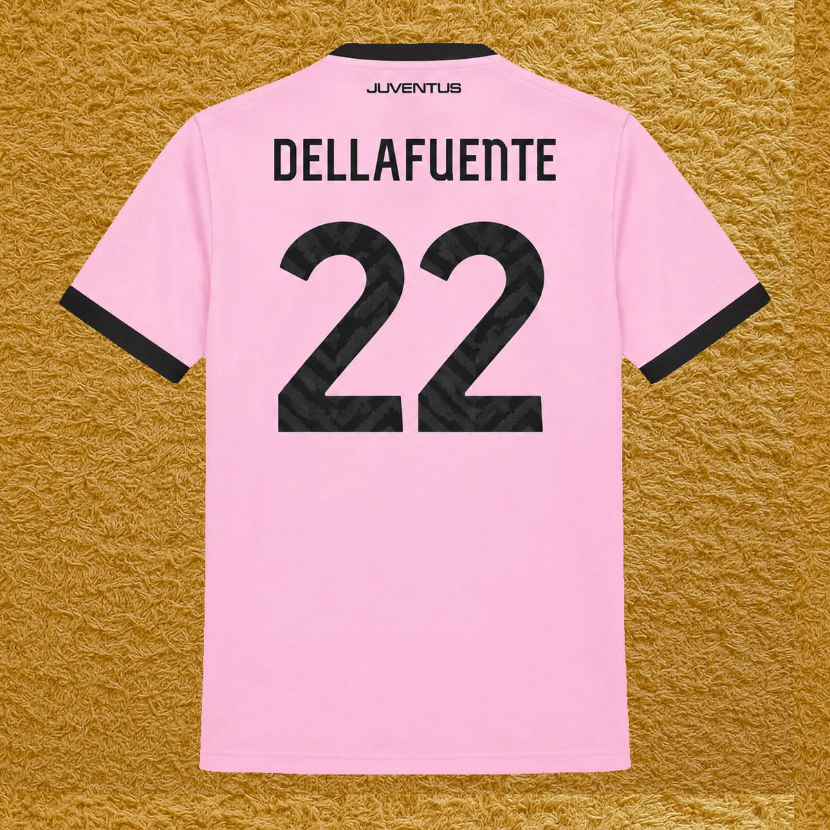 Camiseta Juventus edición Dellafuente, vista trasera
