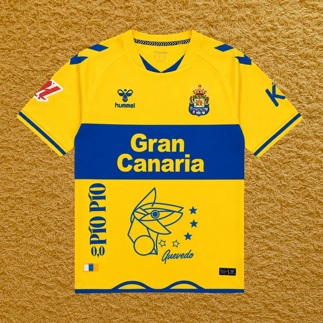 Camiseta Las Palmas 26_27 edición Quevedo, vista frontal