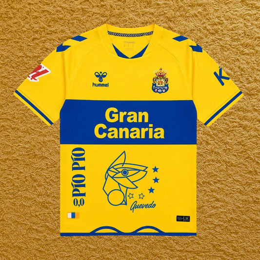 Camiseta Las Palmas 26_27 edición Quevedo, vista frontal