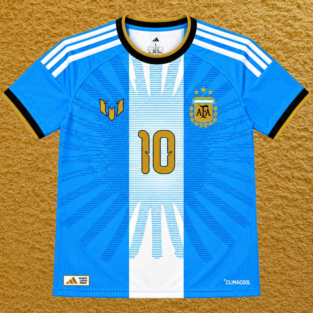 Camiseta Messi Despedida edición Messi Despedida, vista frontal