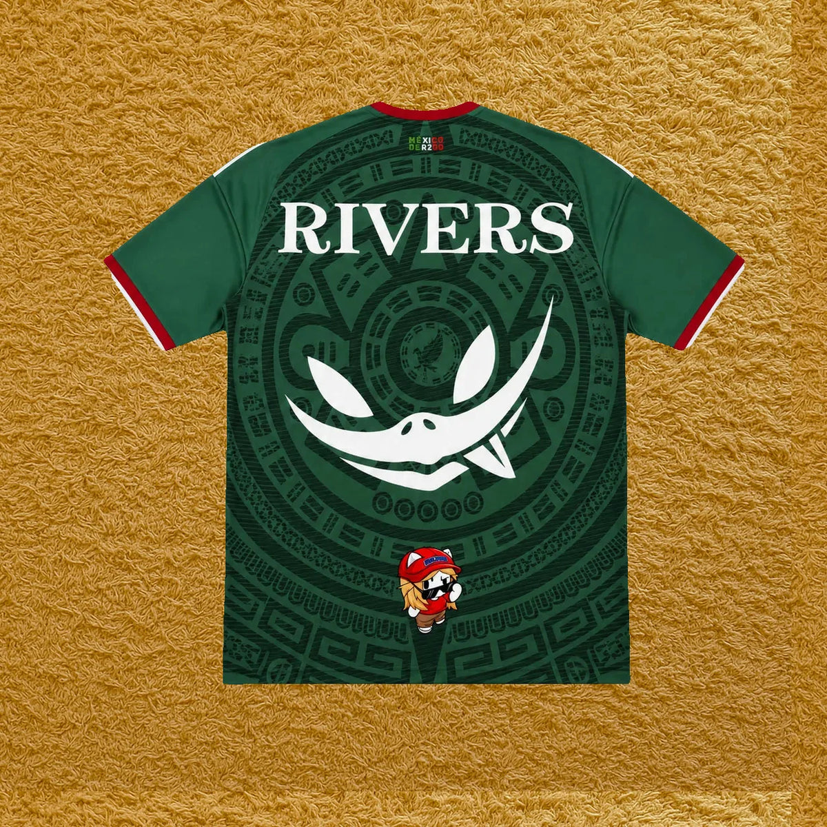Camiseta Mexico edición Rivers, vista trasera