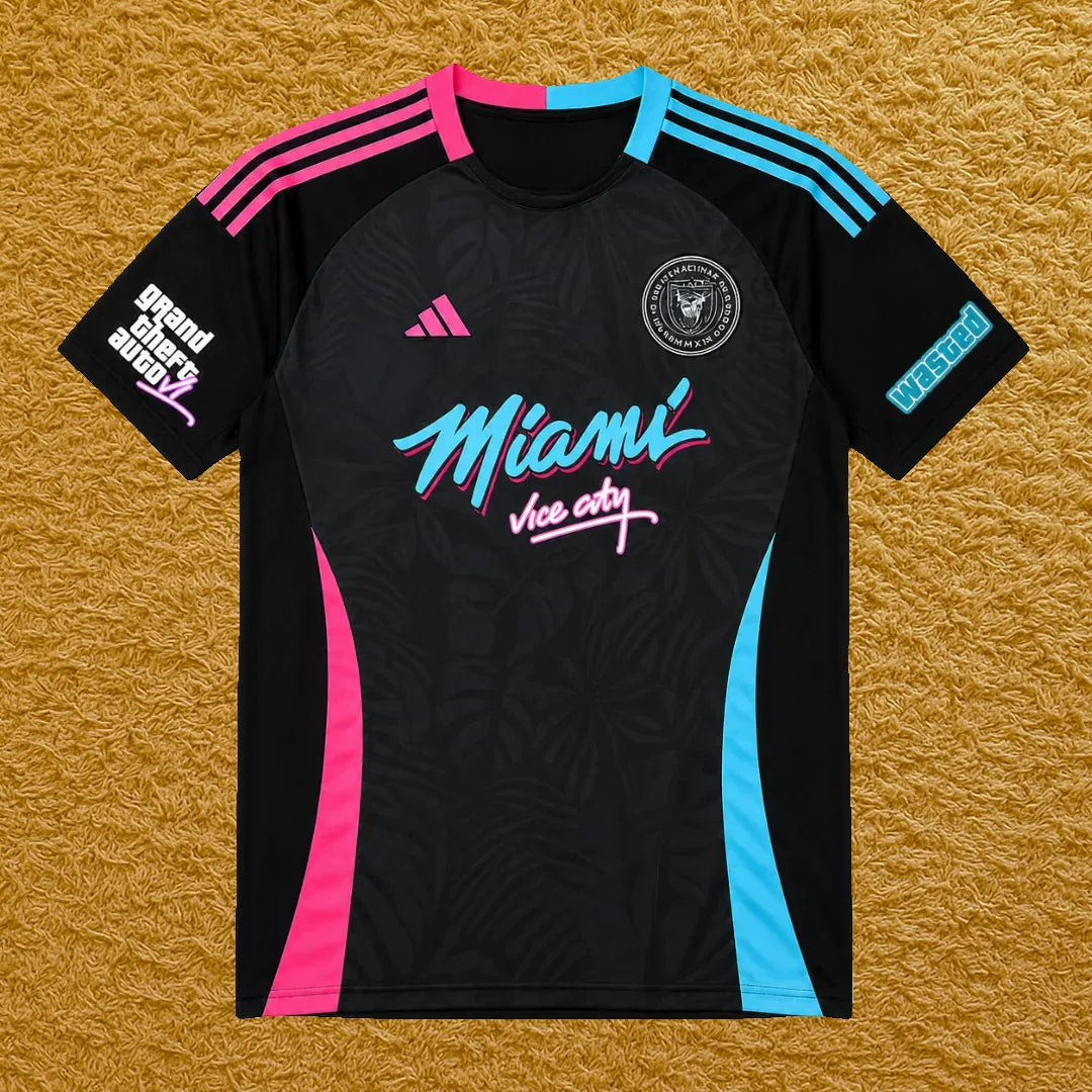 Camiseta Miami edición GTA VI & Vice City, vista frontal
