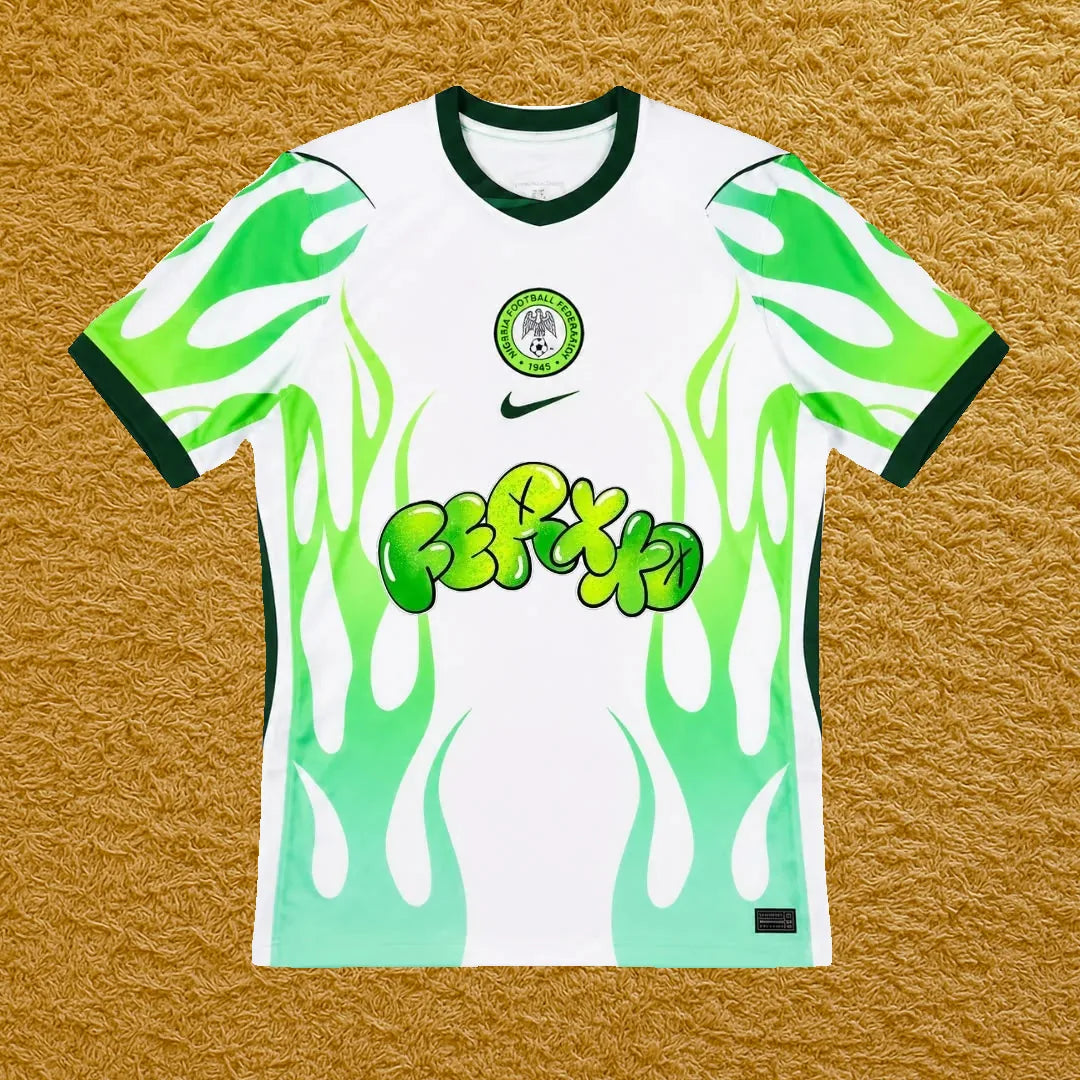 Camiseta Nigeria edición Feid, vista frontal