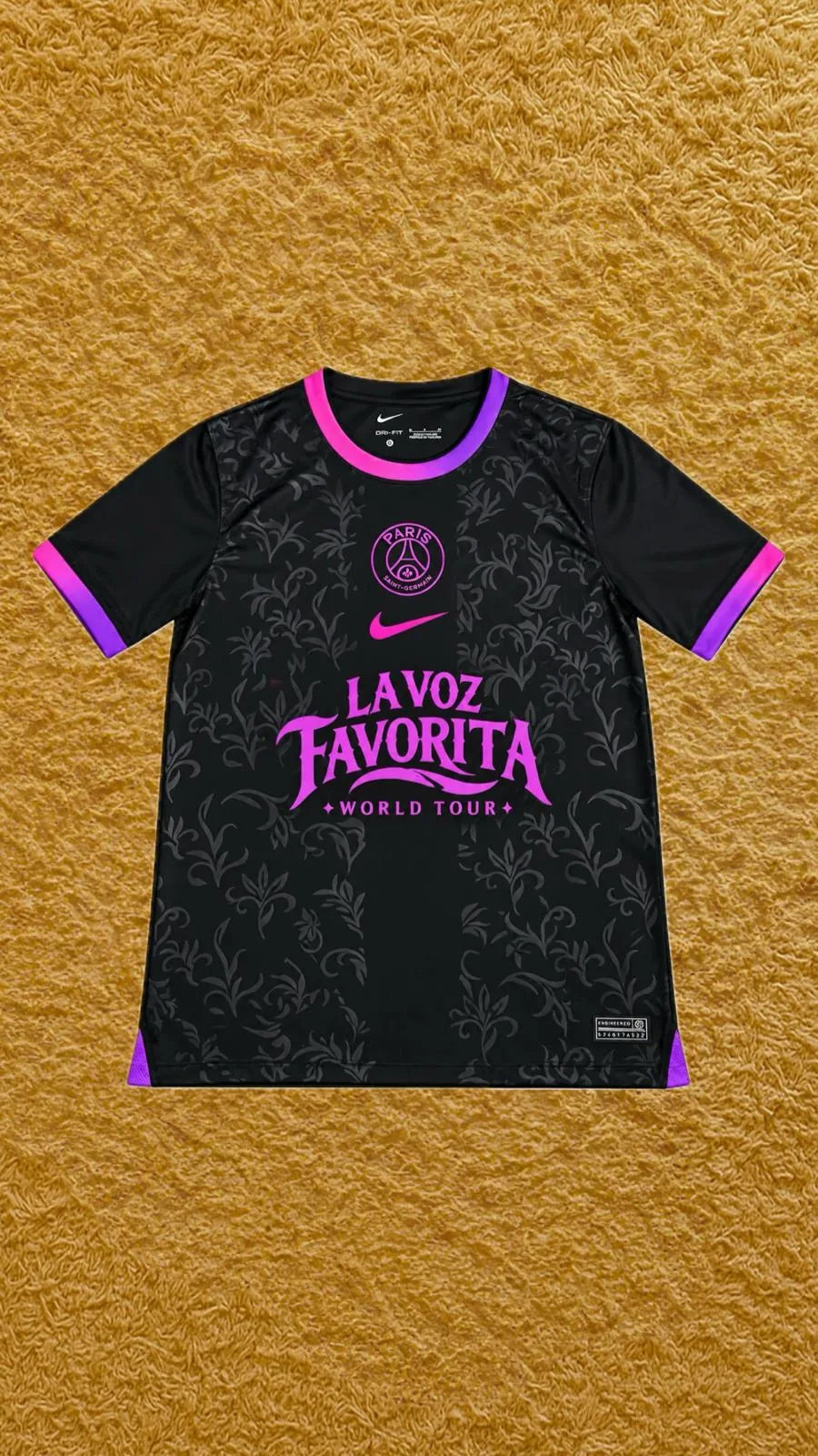 Camiseta PSG edición Jay Wheeler, vista trasera