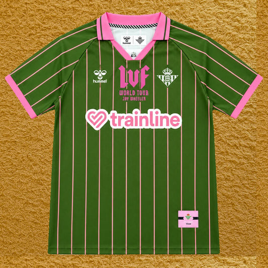 Camiseta Real Betis edición Jay Wheeler, vista frontal