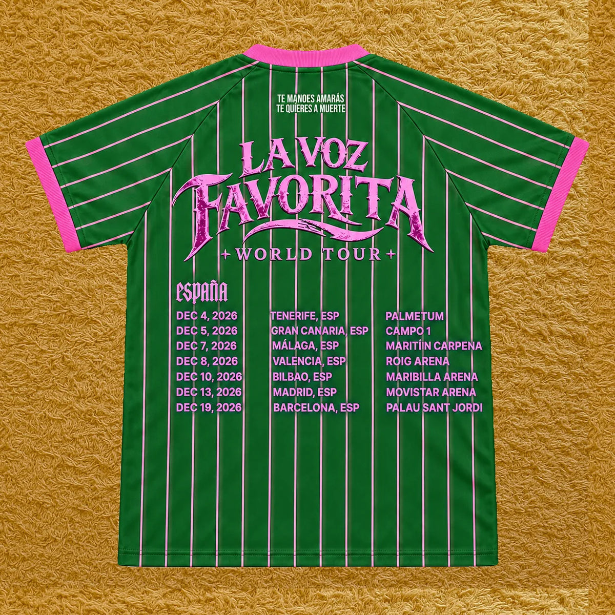 Camiseta Real Betis edición Jay Wheeler, vista trasera