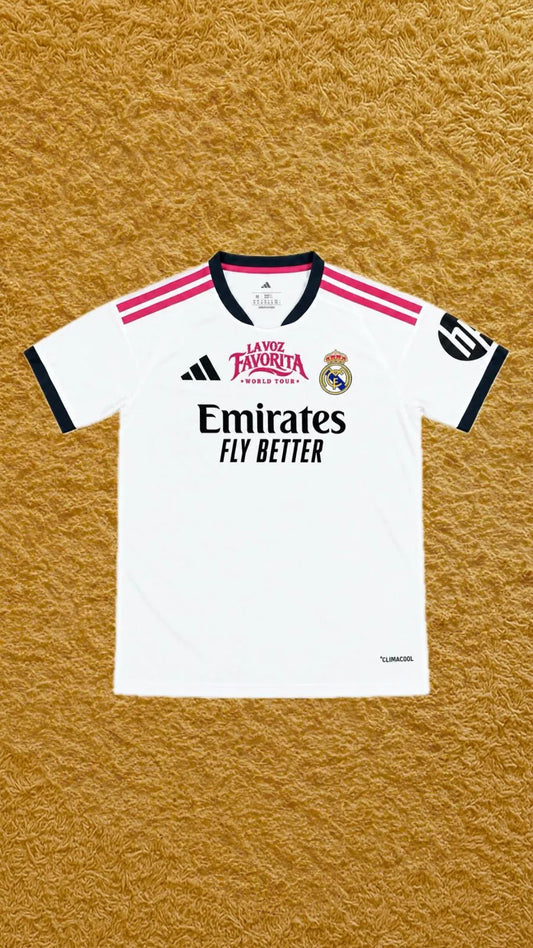 Camiseta Real Madrid edición Jay Wheeler, vista frontal