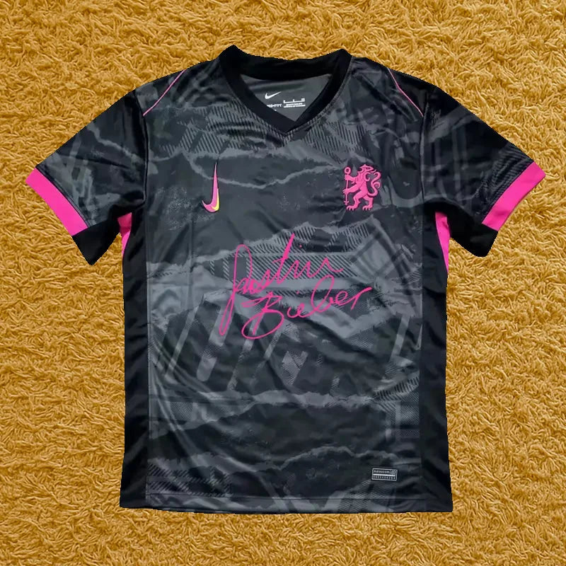 Camiseta Selección de Holanda edición Justin Bieber, vista frontal