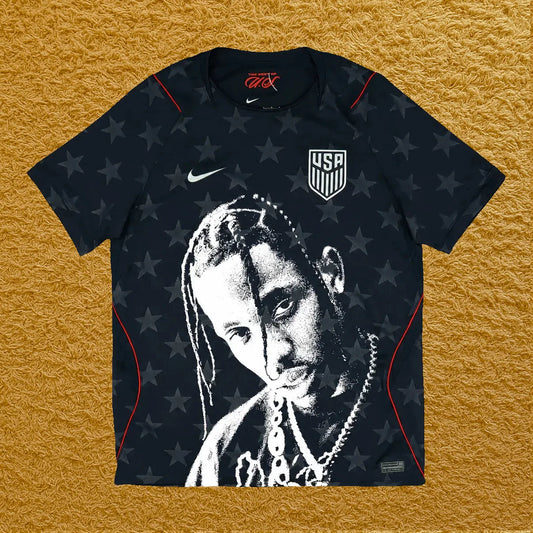 Camiseta USA edición Travis Scott, vista frontal