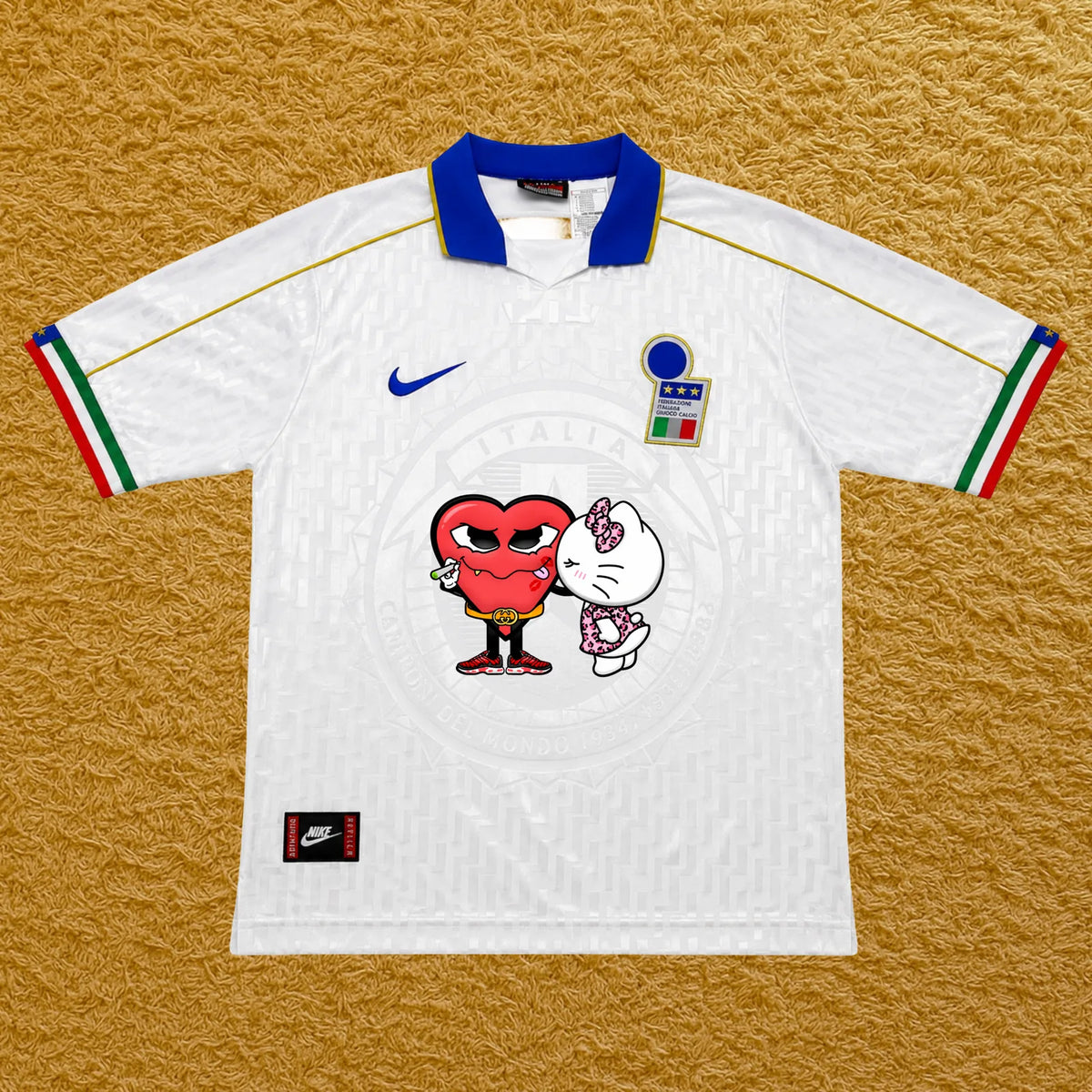 Camiseta Yung Beef y Mafia del Amor edición Italia, vista frontal